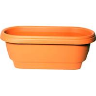 Bloem - Bloem Deck Rail Planter - Terra Cotta - 24 Inch Bloem - Bloem Deck Rail Planter - Terra Cotta - 24 Inch