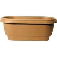 Bloem - Bloem Deck Rail Planter - Chocolate - 24 Inch Bloem - Bloem Deck Rail Planter - Chocolate - 24 Inch