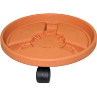 Bloem - Bloem Round Plant Caddy - Terra Cotta - 12 Inch Bloem - Bloem Round Plant Caddy - Terra Cotta - 12 Inch
