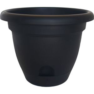Bloem Lcc. - Lucca Planter - Black - 8 Inch Bloem Lcc. - Lucca Planter - Black - 8 Inch