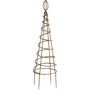 Deer Park Ironworks - Small Spiral Topiary - Natural Patina Deer Park Ironworks - Small Spiral Topiary - Natural Patina