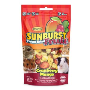 Higgins Premium Pet Foods - Sunburst Freeze Dried Fruits For Small Animals - Cranberry/Mango - 0.5 oz Higgins Premium Pet Foods - Sunburst Freeze Dried Fruits For Small Animals - Cranberry/Mango - 0.5 oz
