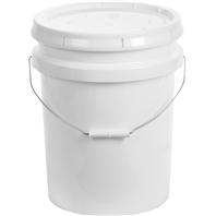 Miller Mfg - Plastic Bucket With Lid - White - 5 Gallon Miller Mfg - Plastic Bucket With Lid - White - 5 Gallon