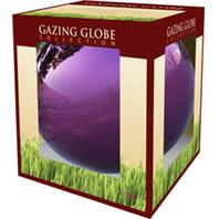 Alpine Corporation - Glass Gazing Globe-Purple-10 Inch Alpine Corporation - Glass Gazing Globe-Purple-10 Inch