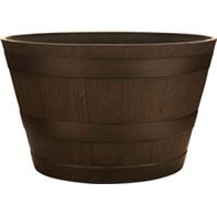Southern Patio - Hdr Whiskey Barrel Planter - Kentucky Walnut - 15.5 Inch Southern Patio - Hdr Whiskey Barrel Planter - Kentucky Walnut - 15.5 Inch
