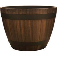 Southern Patio - Hdr Wine Barrel Planter - Kentucky Walnut - 20.5 Inch Southern Patio - Hdr Wine Barrel Planter - Kentucky Walnut - 20.5 Inch