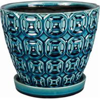 Southern Patio - Clayworks Mayer Planter - Seafoam - 6 Inch Southern Patio - Clayworks Mayer Planter - Seafoam - 6 Inch