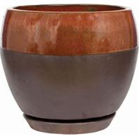 Southern Patio - Clayworks Kendell Egg Planter - Cppr - 8 Inch Southern Patio - Clayworks Kendell Egg Planter - Cppr - 8 Inch