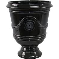 Southern Patio - Porter Urn - Black - 15.5 Inch Southern Patio - Porter Urn - Black - 15.5 Inch