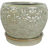 Southern Patio - Elora Planter - Pearl - 6 Inch Southern Patio - Elora Planter - Pearl - 6 Inch