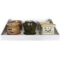 Southern Patio - Orchid Pot 3 Planter Tray Pack - Assorted Southern Patio - Orchid Pot 3 Planter Tray Pack - Assorted