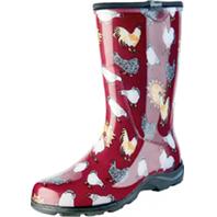 Principle Plastics Inc - Sloggers Womens Waterproof Comfort Boot-Chicken Red-6 Principle Plastics Inc - Sloggers Womens Waterproof Comfort Boot-Chicken Red-6