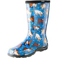 Principle Plastics - Womens Waterproof Garden Boot-Blue-9 Principle Plastics - Womens Waterproof Garden Boot-Blue-9
