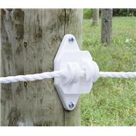 Tru-Test-Patriot Wood Post Claw Insulator-White-Jumbo/25 Pack Tru-Test-Patriot Wood Post Claw Insulator-White-Jumbo/25 Pack