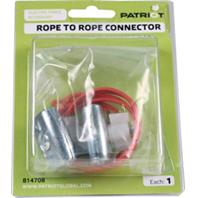 Tru - Test - Patriot Rope To Rope Connector - Silver - 5X4X2 Inch Tru - Test - Patriot Rope To Rope Connector - Silver - 5X4X2 Inch