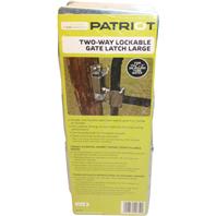 Tru-Test-Lockable Gate Latch 2Way-Grey-1 5/8 - 2 Tru-Test-Lockable Gate Latch 2Way-Grey-1 5/8 - 2