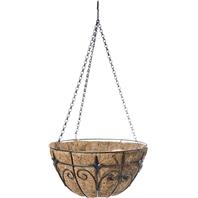 Panacea - Finial Hanging Basket-Black-14 Inch Panacea - Finial Hanging Basket-Black-14 Inch