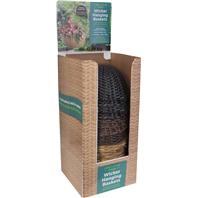 Panacea - Resin Woven Hanging Basket Assortment-Assorted-14In/24Pc Panacea - Resin Woven Hanging Basket Assortment-Assorted-14In/24Pc
