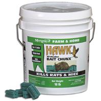 Motomco - Hawk All-Weather Bait Chunx Rat & Mouse Killer-18 Pound Motomco - Hawk All-Weather Bait Chunx Rat & Mouse Killer-18 Pound