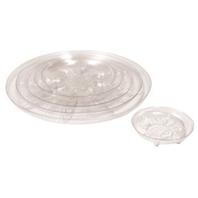 Bond Manufacturing - Plastic Saucer-Clear-16 Inch Bond Manufacturing - Plastic Saucer-Clear-16 Inch