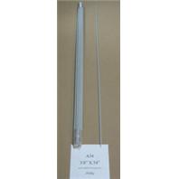 Geotek - Sunguard Fiberglass Fence Post - White - 3/8 X 4.5 Foot Geotek - Sunguard Fiberglass Fence Post - White - 3/8 X 4.5 Foot