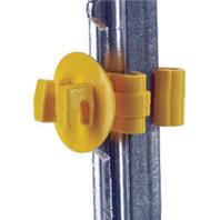 Dare Products Inc-Snug T-Post Insulator-Yellow-25 Pack Dare Products Inc-Snug T-Post Insulator-Yellow-25 Pack