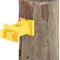 Dare Products Inc-Snug Wood Post Insulator-Yellow-25 Pack Dare Products Inc-Snug Wood Post Insulator-Yellow-25 Pack