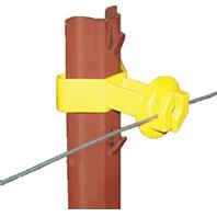 Dare Products Inc-Chain Link U Post Insulator-Yellow-25 Pack Dare Products Inc-Chain Link U Post Insulator-Yellow-25 Pack