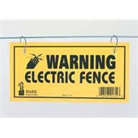 Dare Products Inc-Electric Fence Warning Sign-Yellow-3 Pack Dare Products Inc-Electric Fence Warning Sign-Yellow-3 Pack