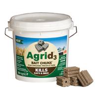 Motomco - Agrid 3 Bait Chunx Rat And Mouse Killer-4 Pound Motomco - Agrid 3 Bait Chunx Rat And Mouse Killer-4 Pound