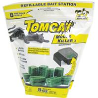Motomco - Tomcat Mouse Killer I Refillable Bait Station-8 Refills Motomco - Tomcat Mouse Killer I Refillable Bait Station-8 Refills