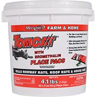Motomco - Tomcat With Bromethalin Place Pacs Pail-22 X 3 Oz Pacs Motomco - Tomcat With Bromethalin Place Pacs Pail-22 X 3 Oz Pacs