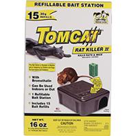 Motomco - Tomcat Rat Killer Ii Refillable Bait Station-15 Refills Motomco - Tomcat Rat Killer Ii Refillable Bait Station-15 Refills