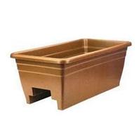 Myers Industries L&Ggroup - Deck Rail Box Planter - Terra Cotta - 24 Inch Myers Industries L&Ggroup - Deck Rail Box Planter - Terra Cotta - 24 Inch