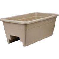 Myers Industries L&Ggroup - Deck Rail Box Planter - Mocha - 24 Inch Myers Industries L&Ggroup - Deck Rail Box Planter - Mocha - 24 Inch