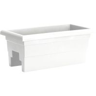 Novelty Mfg - Countryside Over The Rail Planter - White - 24 Inch Novelty Mfg - Countryside Over The Rail Planter - White - 24 Inch