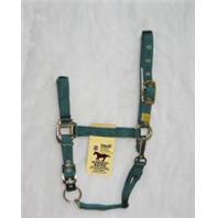 Hamilton Halter - 1Das 5-8 Adjustable Chin Halter with Snap - Hunter Green - Small Hamilton Halter - 1Das 5-8 Adjustable Chin Halter with Snap - Hunter Green - Small