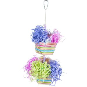 Prevue Pet Products - Prevue Baskets Of Bounty Bird Toy - Assorted Prevue Pet Products - Prevue Baskets Of Bounty Bird Toy - Assorted