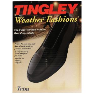 Tingley Rubber - Weather Fashions Trim Rubber Overshoes - Black - Medium Tingley Rubber - Weather Fashions Trim Rubber Overshoes - Black - Medium