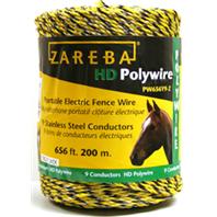 Woodstream Zareba - Zareba Polyrope For Electric Fencing-White-1/4 In/660 Foot Woodstream Zareba - Zareba Polyrope For Electric Fencing-White-1/4 In/660 Foot