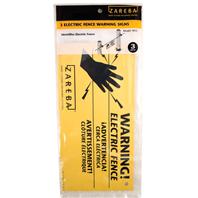 Woodstream Zareba - Zareba Electric Fence Warning Signs--3 Pack Woodstream Zareba - Zareba Electric Fence Warning Signs--3 Pack