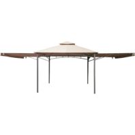 Ddi - Devonshire Gazebo W/Hydraulic Extending Sides - Tan Ddi - Devonshire Gazebo W/Hydraulic Extending Sides - Tan
