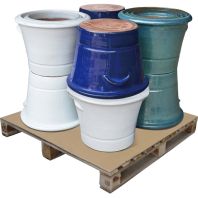 Southern Patio - Jori Ceramic Pallet Assortment - Blue/White Southern Patio - Jori Ceramic Pallet Assortment - Blue/White
