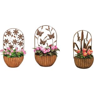 Deer Park Ironworks - Wall Basket Variety Pack Display - Natural Patina Deer Park Ironworks - Wall Basket Variety Pack Display - Natural Patina