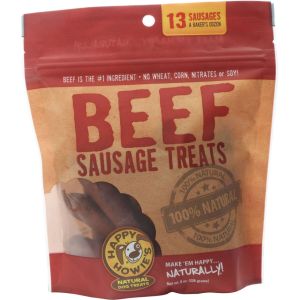 Happy Howies - Beef Sausage Baker's Dozen - Beef - 13 Pk/4 Inch Happy Howies - Beef Sausage Baker's Dozen - Beef - 13 Pk/4 Inch