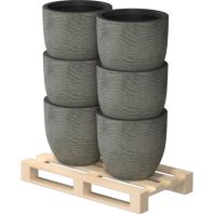 Hcc Retail - Aspen Planter 1/4 Pallet - Assorted Hcc Retail - Aspen Planter 1/4 Pallet - Assorted
