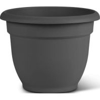 Bloem - Bloem Ariana Planter With Grid - Charcoal - 12 Inch Bloem - Bloem Ariana Planter With Grid - Charcoal - 12 Inch