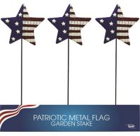 Alpine Corporation - Patriotic Star Garden Stake Display - 24 Inch Alpine Corporation - Patriotic Star Garden Stake Display - 24 Inch
