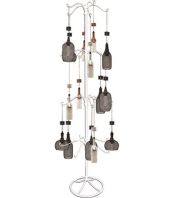 Alpine Corporation - Solar Hanging Led Bulb With Metal Stand Display - 12 Inch Alpine Corporation - Solar Hanging Led Bulb With Metal Stand Display - 12 Inch