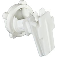 Woodstream Zareba - Rod Post Insulator For 2In Tape - White - 25/Bag Woodstream Zareba - Rod Post Insulator For 2In Tape - White - 25/Bag